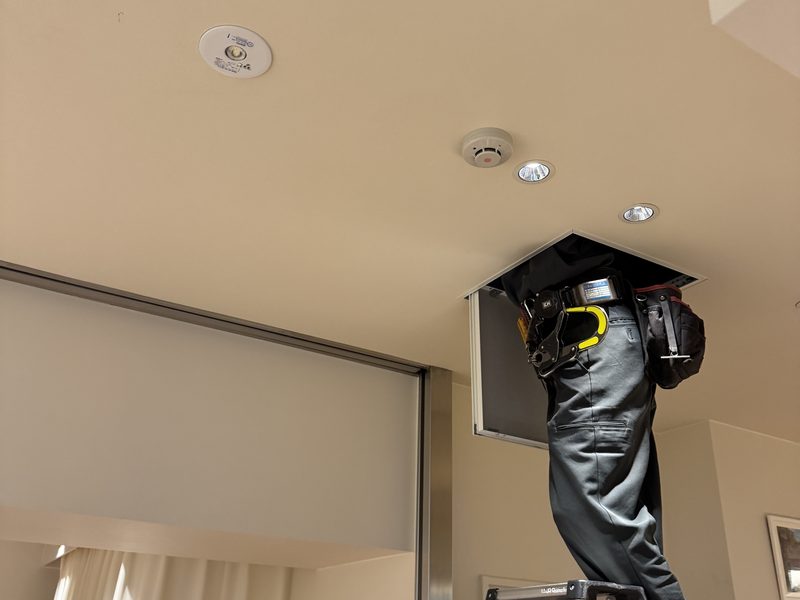 防火シャッターの点検