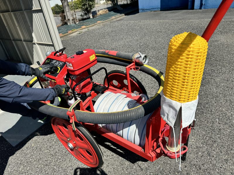 動力消防ポンプ設備の点検