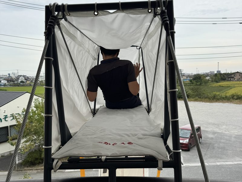 救助袋の降下試験