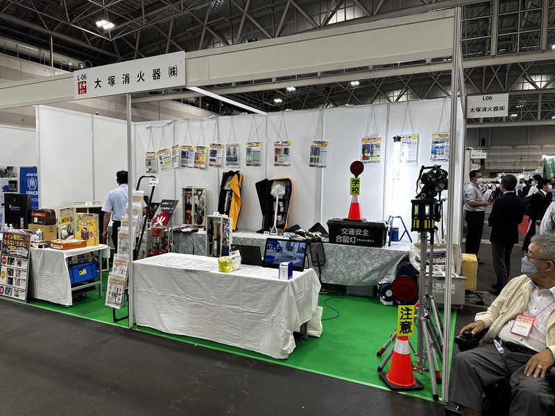 中部ライフガードTEC 2022 展示の様子